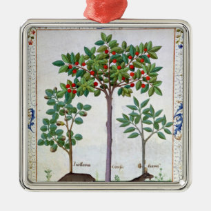 Hazelnut Bush  and Cherry tree Metal Tree Decoration