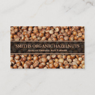 Hazelnut Producer / Farmer Photo Business Card