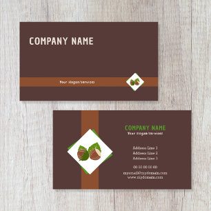 Hazelnuts & Brown Business Card