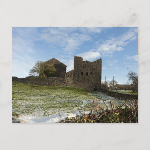 Hazelslack Tower In Winter Postcard