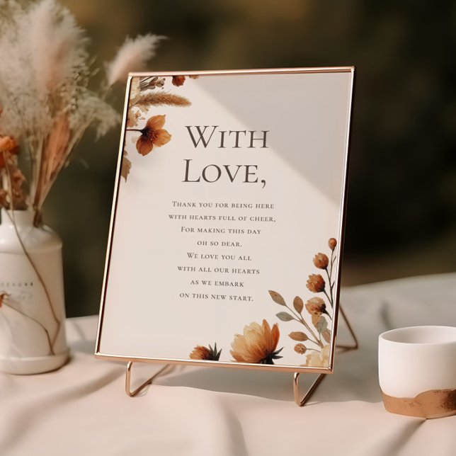 Hazelwood Wedding Thank You for Attending Poster (Creator Uploaded)