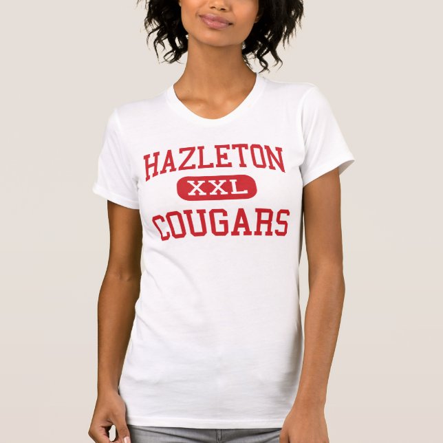 Hazleton - Cougars - Area - Hazleton Pennsylvania T-Shirt (Front)