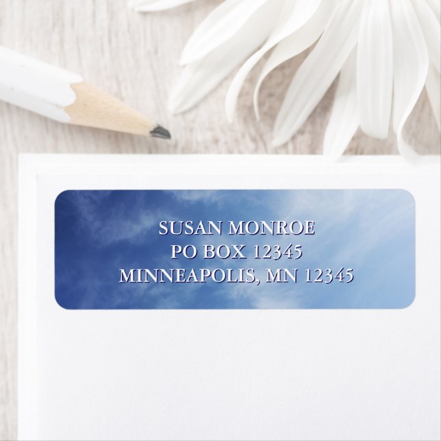 Hazy Clouds Blue Sky Photo (Insitu)