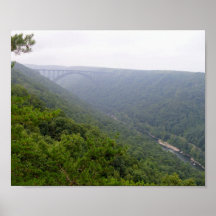 Hazy West Virginia Bridge