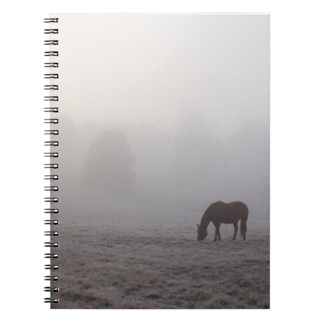 Hazzy Grazing Spiral Notebook (Front)