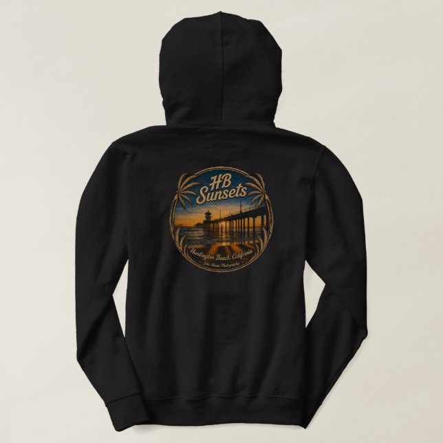 HB Sunsets Hoodie (Men)  (Design Back)