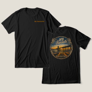 HB Sunsets T-Shirt (Men's) Tri-Blend Shirt
