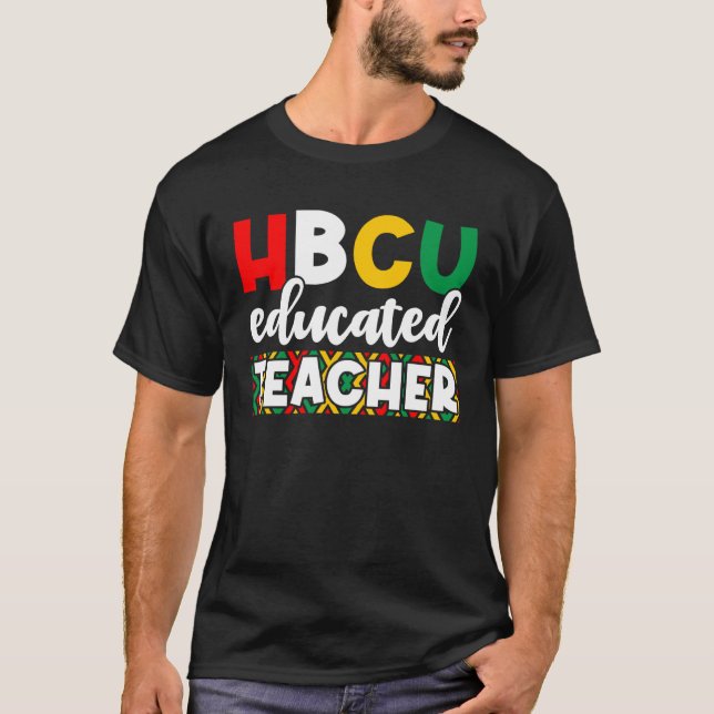 HBCU Apparel Historical Black College HBCU Educate T-Shirt (Front)
