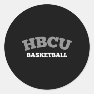 Hbcu Athlete Bysketbyll Classic Round Sticker
