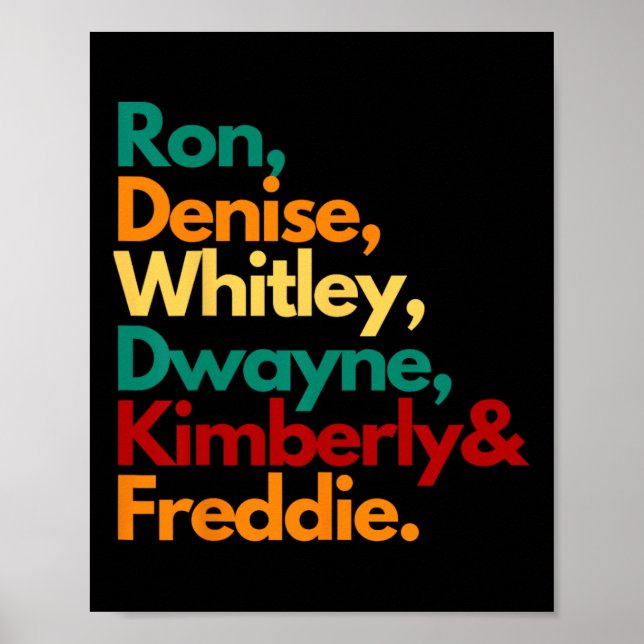 Hbcu Black College Graduates Whitley Retro For Wom Poster (Front)