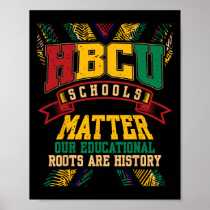 Hbcu Black College School Problems African America Poster