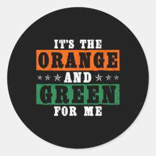 Hbcu Colleges Black History It's The Orange And Gr Classic Round Sticker