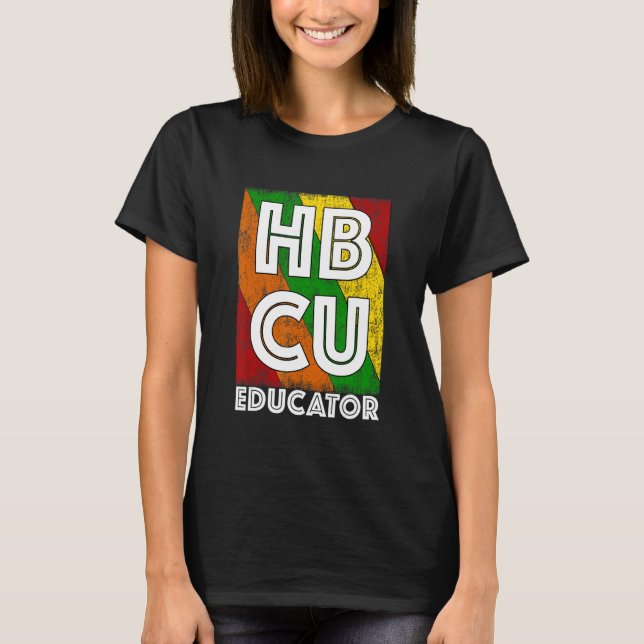 HBCU Educator Professor Afrocentric T-Shirt (Front)