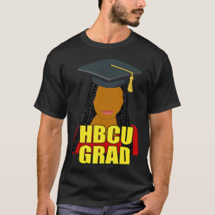 HBCU Grad Black Woman With Braids T-Shirt