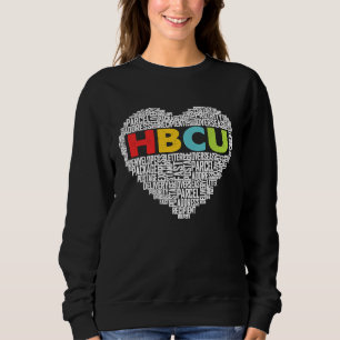 HBCU Graduate HBCU Grad Costume High School Heart Sweatshirt