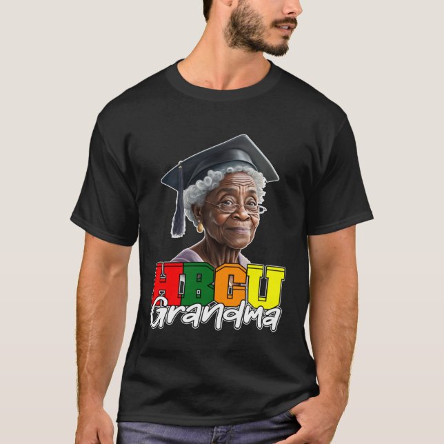 HBCU Grandma Historical Black college Apparel For  T-Shirt (Front)