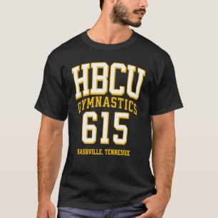 HBCU Gymnastics 615 Area Code Nashville TN T-Shirt
