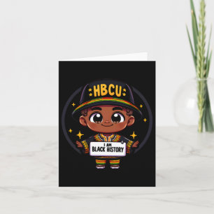 Hbcu Historically Black College Apparel Black Hist Card