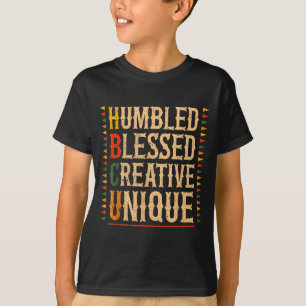 Hbcu Humbled Blessed Creative Unique Illustration T-Shirt