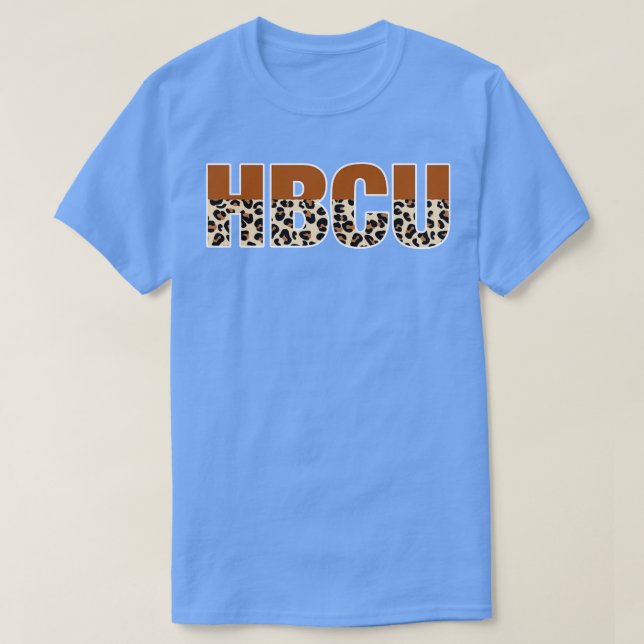 HBCU Leopard Print T-Shirt (Design Front)