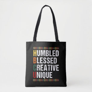 HBCU Proud Black Educated Student Historical Tote Bag
