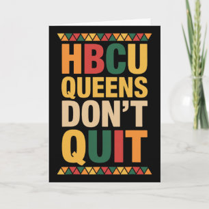 Hbcu Queens Juneteenth Girl School Historical Hbcu Card