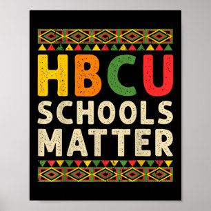 Hbcu Schools Historical Black College Student Alum Poster