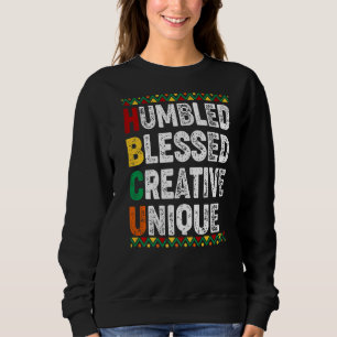Hbcu Schools Matter Humbled Blessed Boy Girl Black Sweatshirt