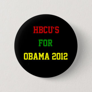 HBCU's For Obama 6 Cm Round Badge