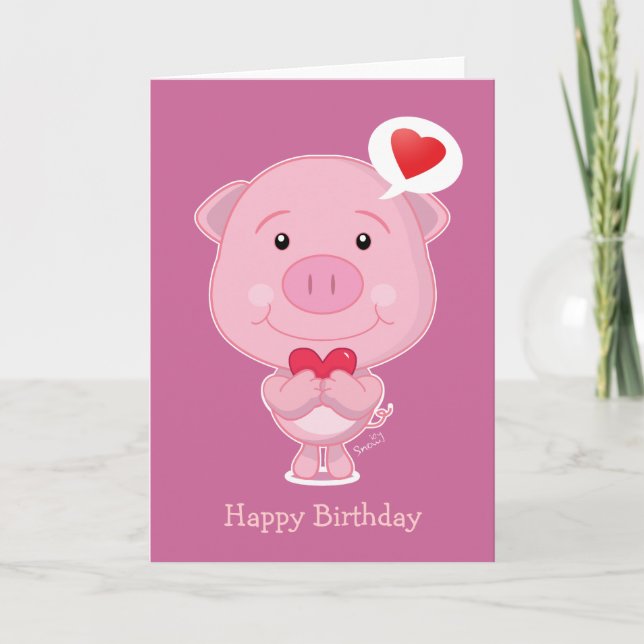HBD Pig Card (Front)