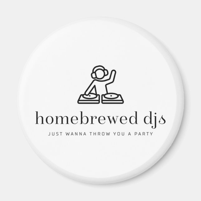 HBDJ Fridge Magnet (Front)