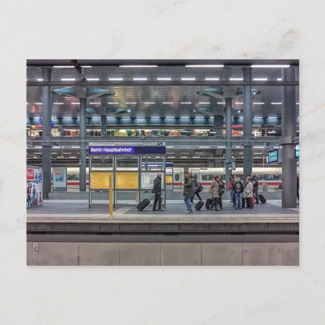 Hbf, Station, Berlin, Germany Postcard (Front)