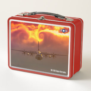 HC-130J SUPER HERCULES METAL LUNCH BOX