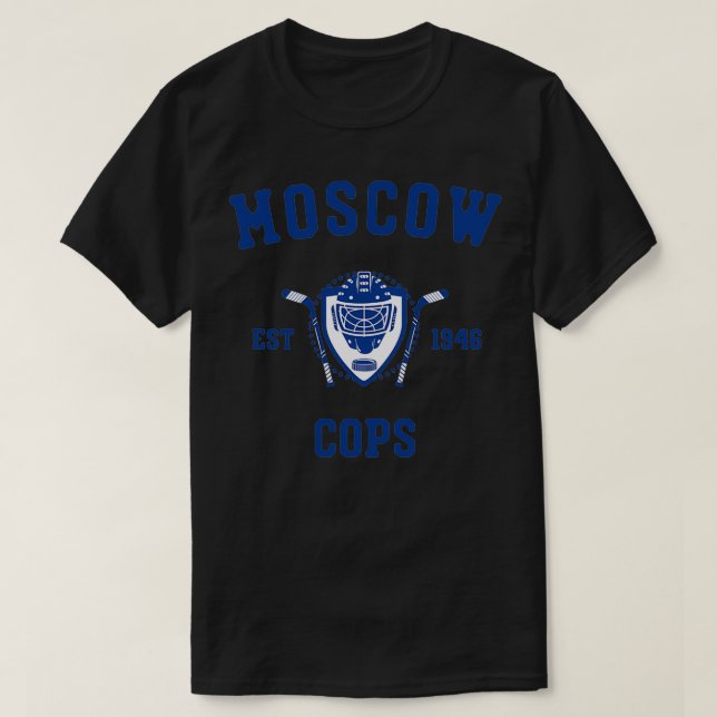 HC Dynamo Moscow Kontinental Hockey Team T-Shirt (Design Front)