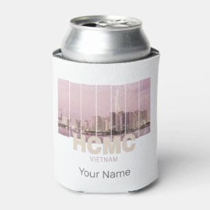 HCMC Saigon (Ho-Chi-Minh-City) Skyline Vietnam Can Cooler