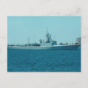 HCMS Saskatchewan", Canadian Navy destroyer escort Postcard