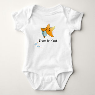 HCPL Born to Read Baby Bodysuit