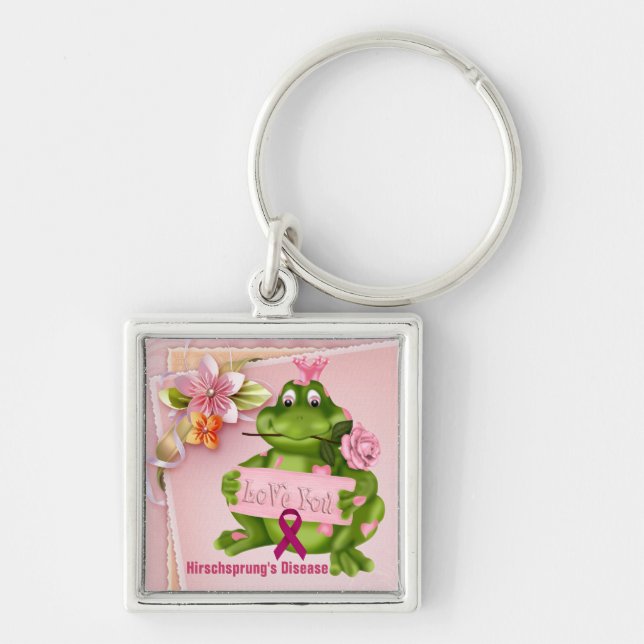 HD Awareness Love You  Key Chain (Front)