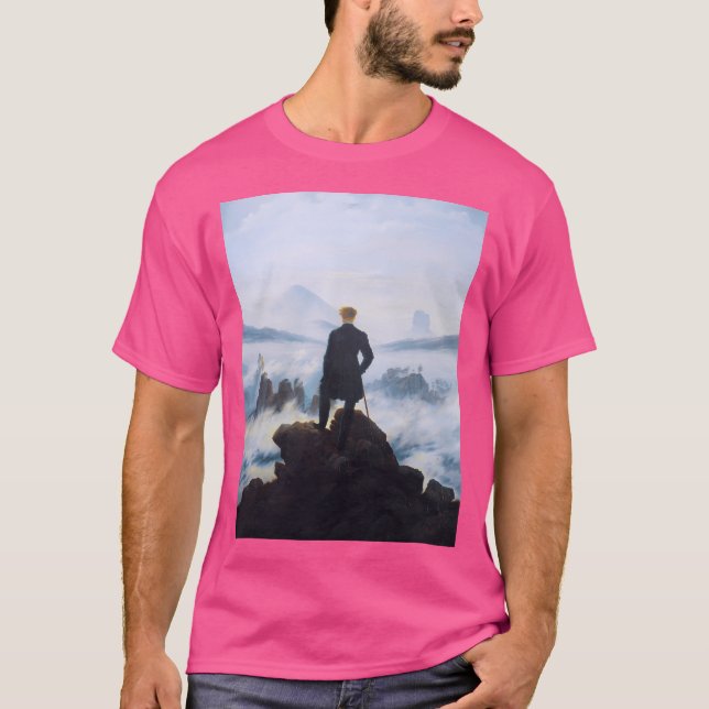 Hd Caspar David Friedrich - Wanderer 1817 Active T-Shirt (Front)