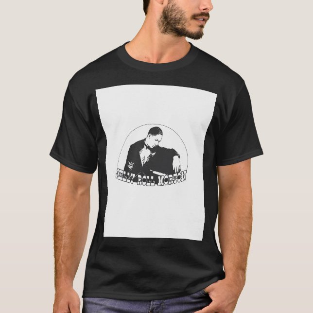 Hd. Jelly Roll Morton The Inventor Of Jazz. High T-Shirt (Front)