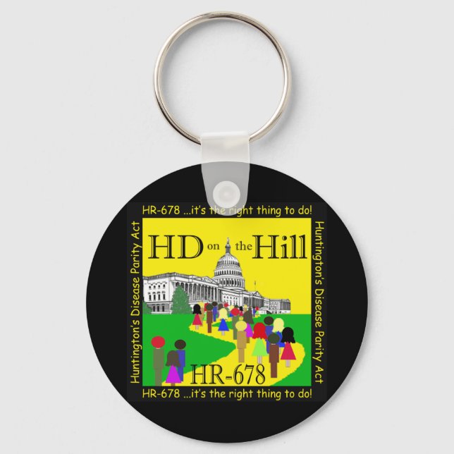 HD on the Hill Keychain (Front)