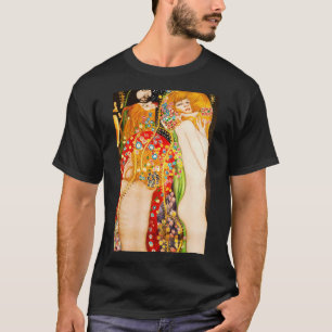 Hd Water Snakes Ii By Gustav Klimt 1907 High T-Shirt