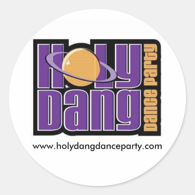 HDDP round sticker (Front)