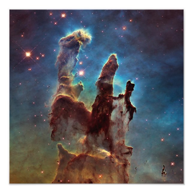 HDR Eagle Nebula Pillars of Creation Photo Print (Front)