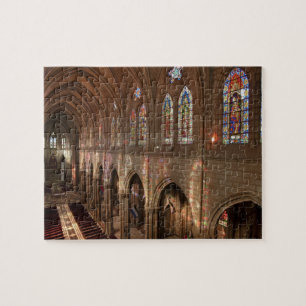 HDR image of Basilica interior, Quito, Ecuador Jigsaw Puzzle