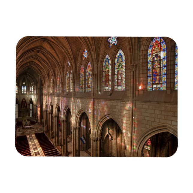 HDR image of Basilica interior, Quito, Ecuador Magnet (Horizontal)