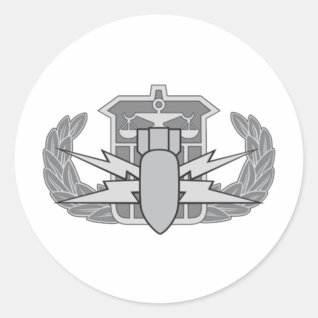 HDS badge Classic Round Sticker (Front)