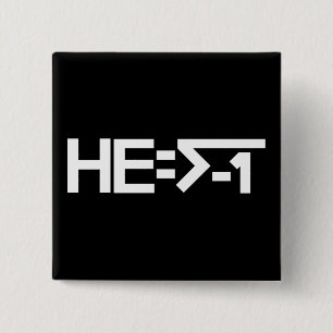 HE=√-1  (HE is Imaginary) [HE = Square Root of - 15 Cm Square Badge