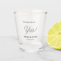 He asked she said yes engagement simple silver dat
