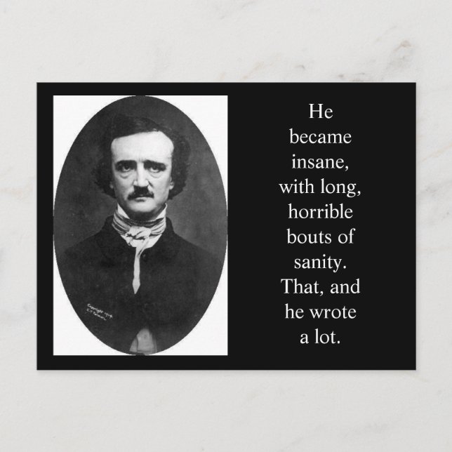 He became insane,with long, horribl... postcard (Front)